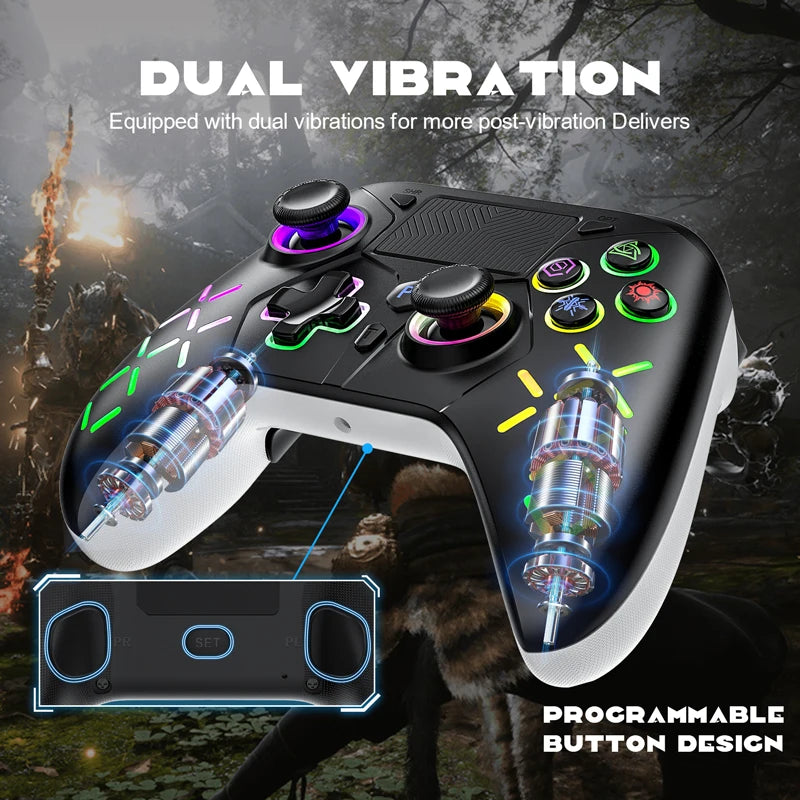 Wireless Controller For PS5 Console Supports BLACK MYTH WUKONG W/ Turbo Dual Vibration For Steam/PC Game Control Accessories - happyshop365247