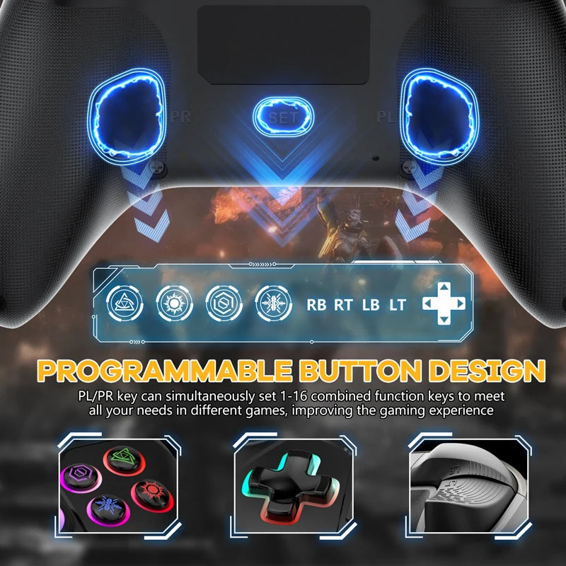 Wireless Controller For PS5 Console Supports BLACK MYTH WUKONG W/ Turbo Dual Vibration For Steam/PC Game Control Accessories - happyshop365247