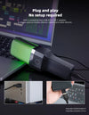 Condenser Professional Microphone Mic For PC Laptop Computer Gaming USB Wired Streaming Podcast Studio Mike Kit Gamer Accessory