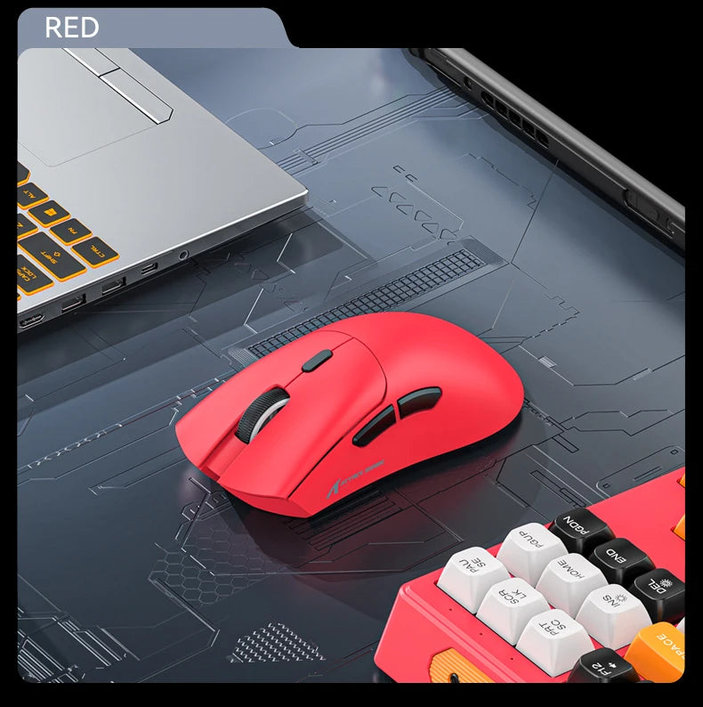 Attack Shark R1 Bluetooth Mouse,18000dpi,PAW3311,Wiredless Tri-mode Connection, Macro Gaming Mouse - happyshop365247