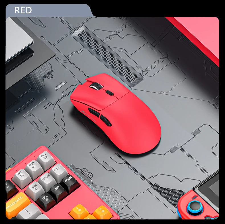 Attack Shark R1 Bluetooth Mouse,18000dpi,PAW3311,Wiredless Tri-mode Connection, Macro Gaming Mouse - happyshop365247