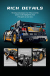 ToylinX 1/18 Sports Car Series Collectible Car 520pcs Building Technology Model Boy Kids Educational Racing Toy for Festive gift