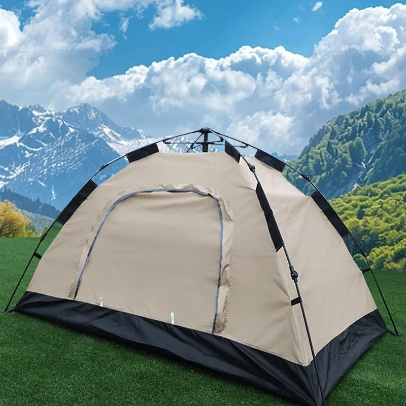 Outdoor Automatic Tent with one door one window tent Camping Park Beach Tent Sunscreen Folding Portable Canopy Rainproof - happyshop365247