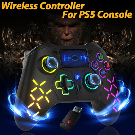 Wireless Controller For PS5 Console Supports BLACK MYTH WUKONG W/ Turbo Dual Vibration For Steam/PC Game Control Accessories - happyshop365247