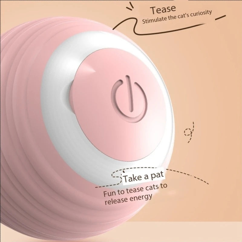 Cat Interactive Ball Smart Cat Toys Indoor Automatic Rolling Magic Ball Electronic Interactive Cat Toy Cat Game Accessories - happyshop365247