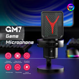 Condenser Professional Microphone Mic For PC Laptop Computer Gaming USB Wired Streaming Podcast Studio Mike Kit Gamer Accessory
