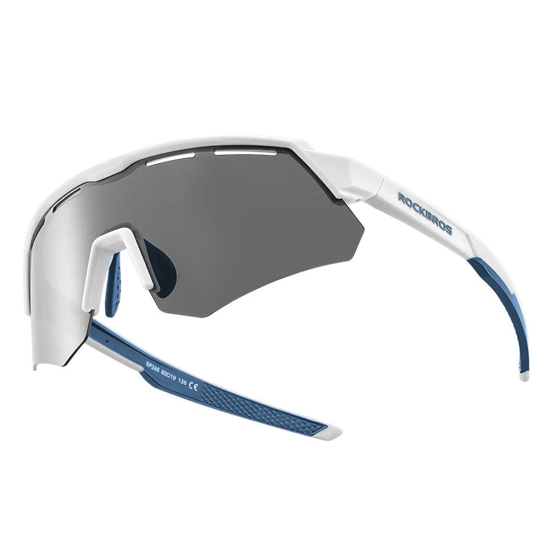 ROCKBROS Cycling Polarized Glasses 4Lens Interchangeable Myopia Frame Sunscreen UV400 Protection Sunglasses Men MTB Bike Glasses - happyshop365247