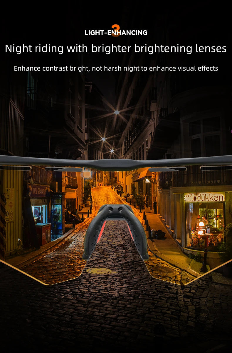 ROCKBROS Cycling Polarized Glasses 4Lens Interchangeable Myopia Frame Sunscreen UV400 Protection Sunglasses Men MTB Bike Glasses - happyshop365247