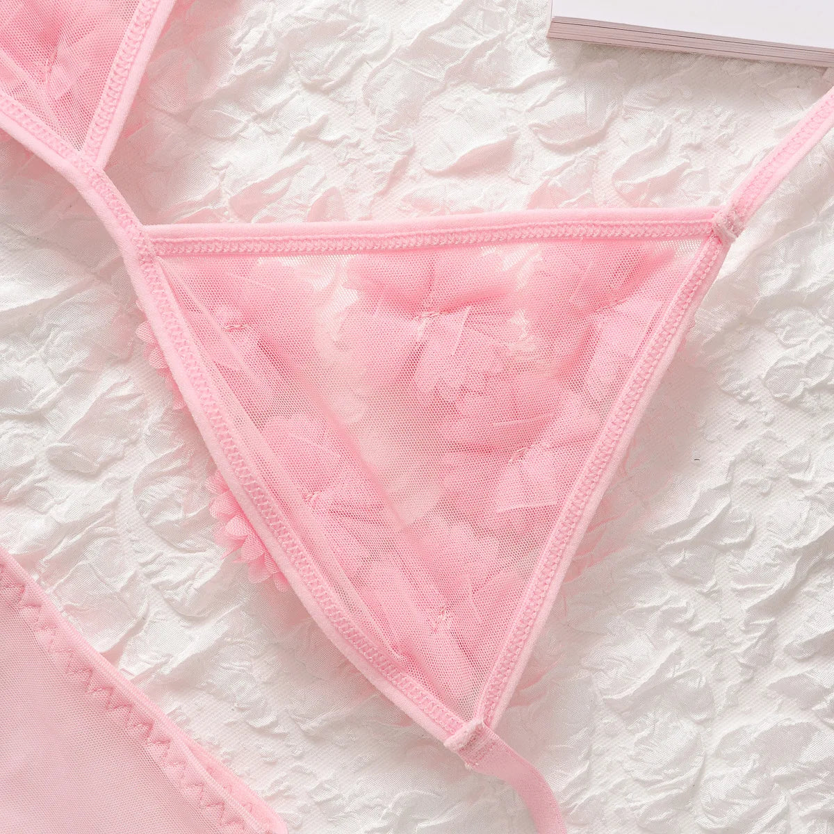 Sexy Babydolls Flower decoration perspective suspender mesh beach wind fuck nightgowns call of the night promotions 99% sales - happyshop365247