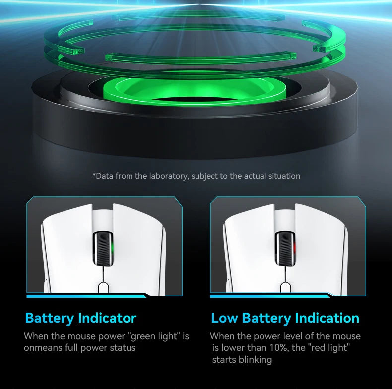 Attack Shark R1 Bluetooth Mouse,18000dpi,PAW3311,Wiredless Tri-mode Connection, Macro Gaming Mouse - happyshop365247