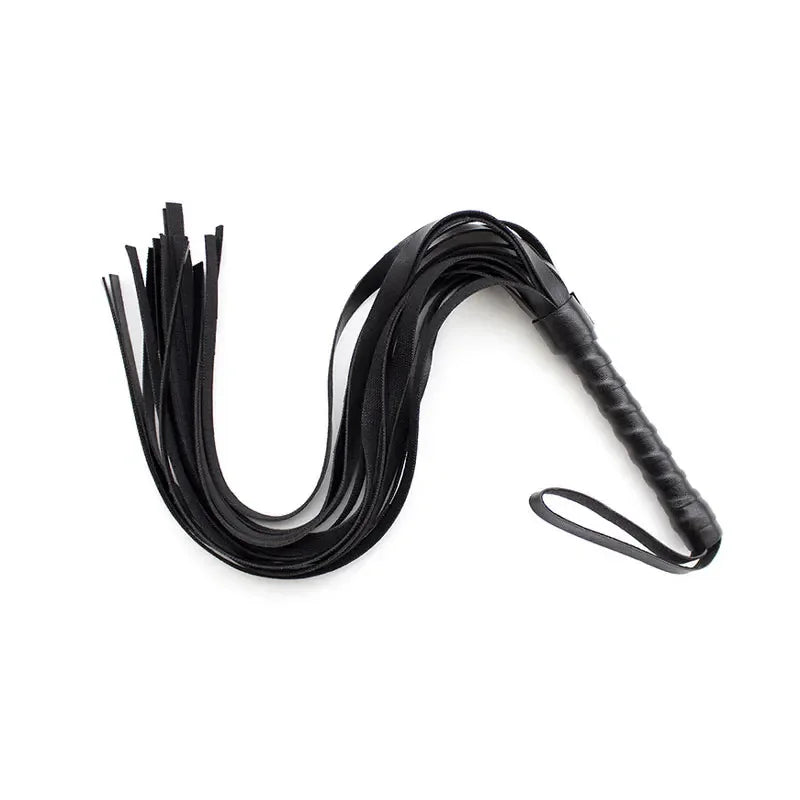 44cm PU Leathe Whip Sex Spanking BDSM Handle Lash Gay Fetish Horse Adult Erotic Toys For Adults - happyshop365247