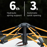 Outdoor Automatic Tent with one door one window tent Camping Park Beach Tent Sunscreen Folding Portable Canopy Rainproof