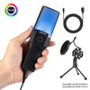 Condenser Professional Microphone Mic For PC Laptop Computer Gaming USB Wired Streaming Podcast Studio Mike Kit Gamer Accessory