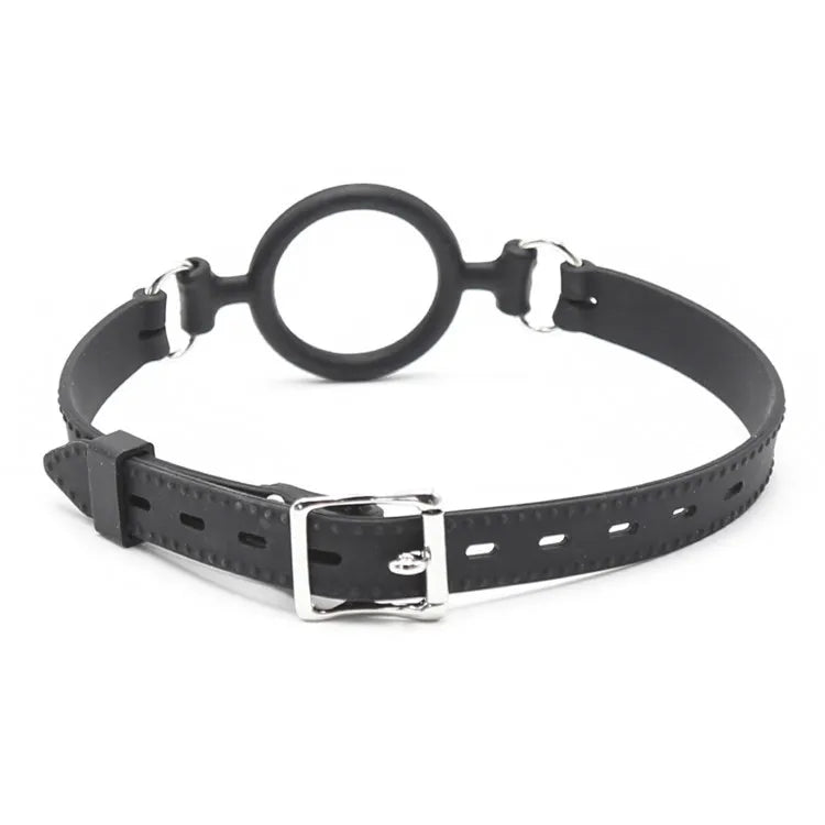 BDSM Flirting Open Mouth Gag with O-Ring Sex Bondage Restraints Sex Toys Roleplay Adult Erotic Play for Couples - happyshop365247