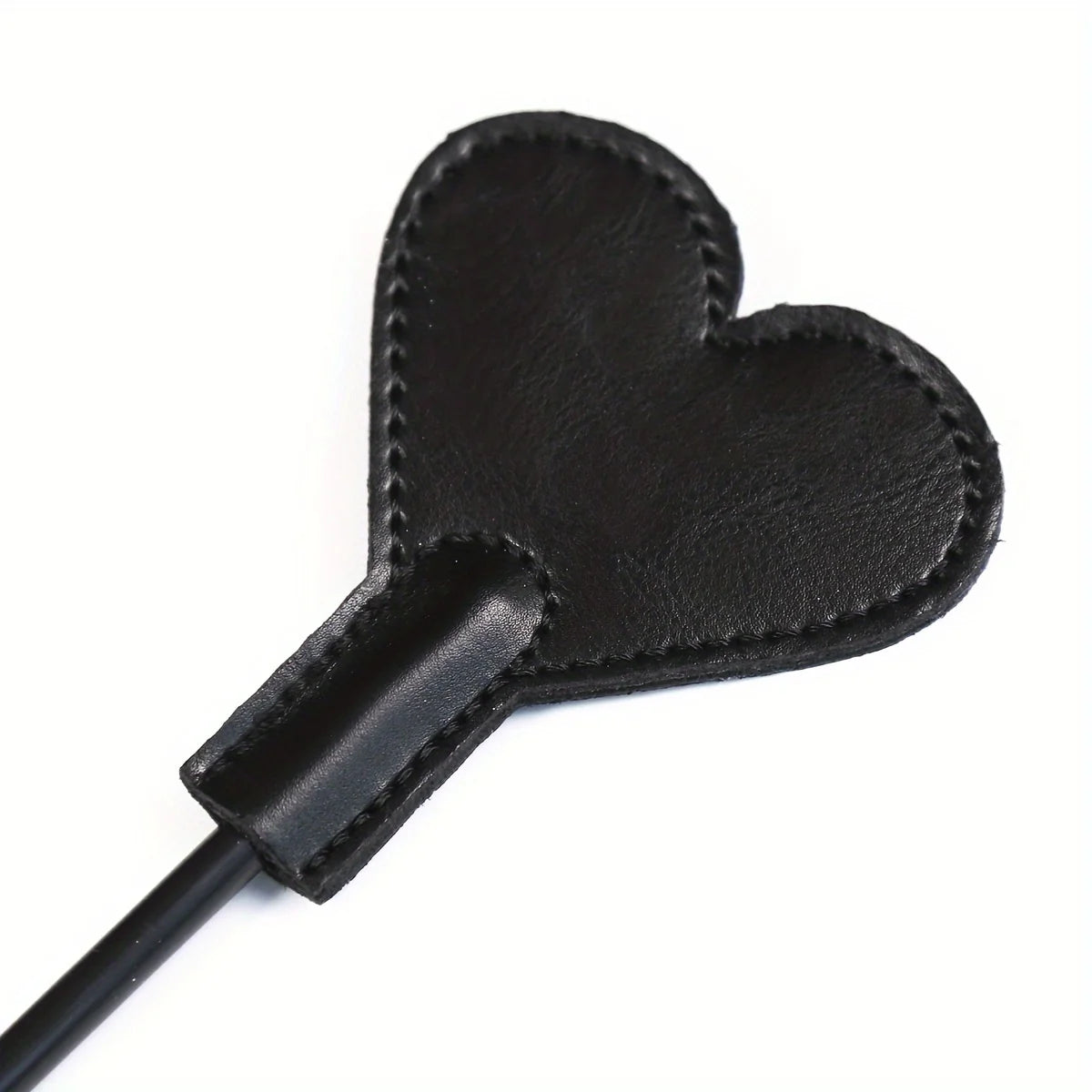 Spanking Paddle Heart Shaped Leather Short Holding Handle Slapping Paddle BDSM Adult Flirting Sex Play Toys For Women and Couple - happyshop365247