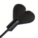 Spanking Paddle Heart Shaped Leather Short Holding Handle Slapping Paddle BDSM Adult Flirting Sex Play Toys For Women and Couple