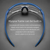 ROCKBROS Cycling Polarized Glasses 4Lens Interchangeable Myopia Frame Sunscreen UV400 Protection Sunglasses Men MTB Bike Glasses