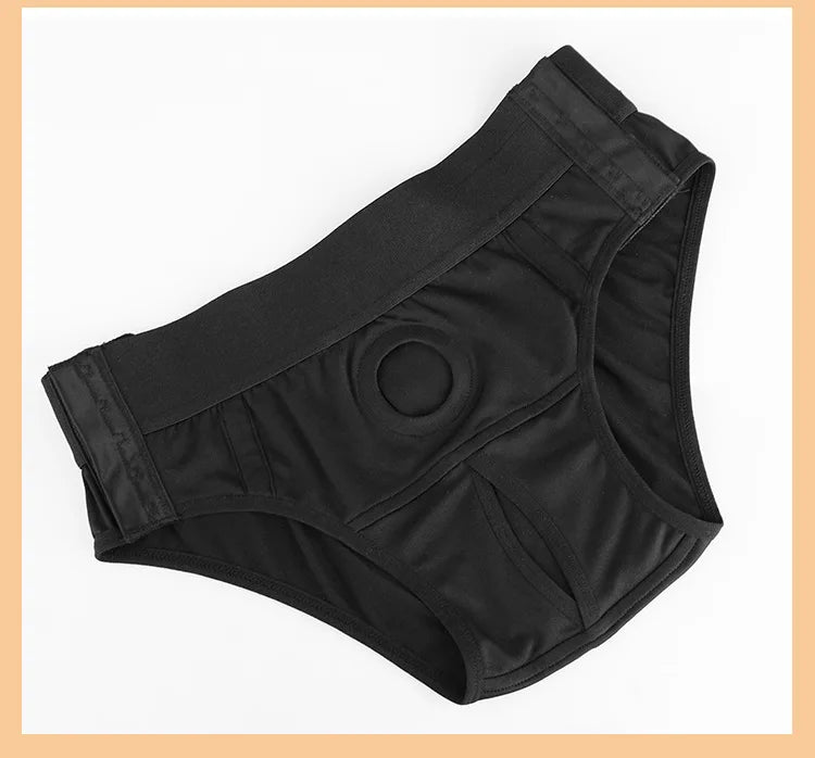 Women's Wear Trousers Simulation Dildo Trousers Vibration Hollow Lesbian Pleasure Apparatus Eroticism Sex Toy for Women - happyshop365247