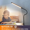 Double Head LED Clip Desk Lamp Architect Table Lamp for Home Office Lighting 3 Color Mode and 10 Dimmable Eye Protect Desk lamps