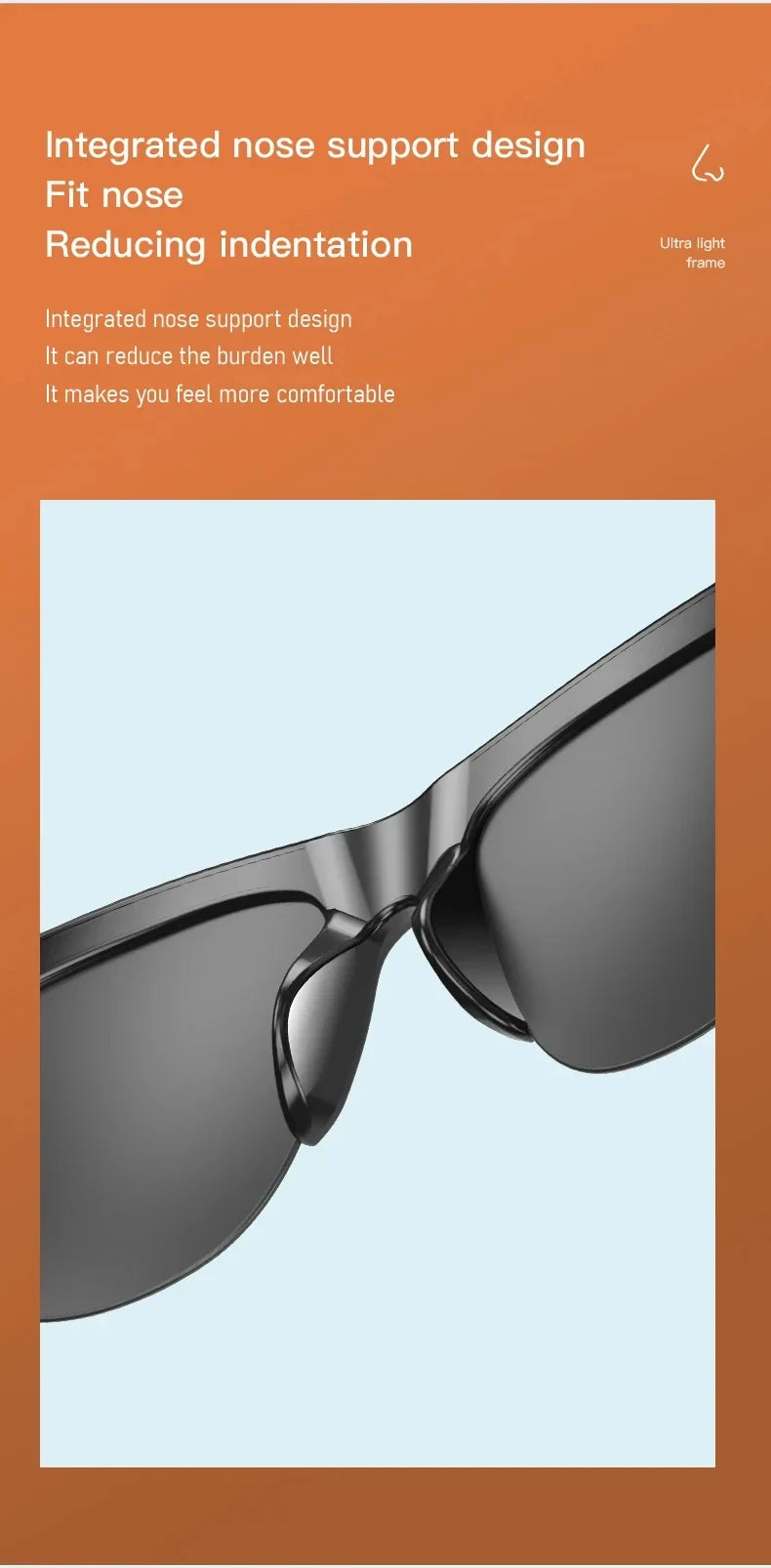 Xiaomi Smart Bluetooth V5.3 Sunglasses Glasses Call Outdoor Sports Headphones HIFI Black Technology Anti-touch UV For Men Women - happyshop365247