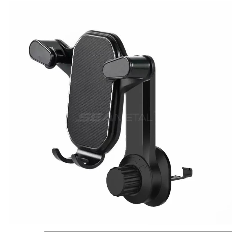 SEAMETAL Gravity Car Phone Holder Air Vent Hook Phone Mount 360-Degree Rotation Smart Phone Holder for Car One-Hand Placement - happyshop365247