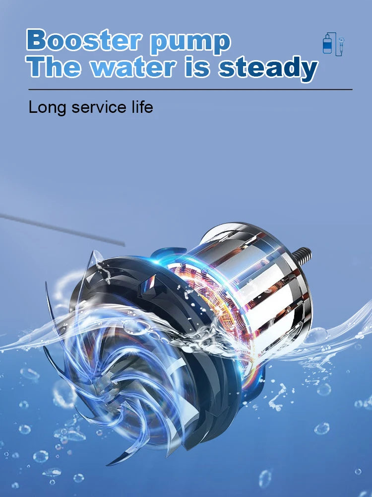 Portable Outdoor Shower Set Handheld Shower Head Adjustable Flow Camping Shower for Hiking Backpacking Beach Traveling Gardening - happyshop365247