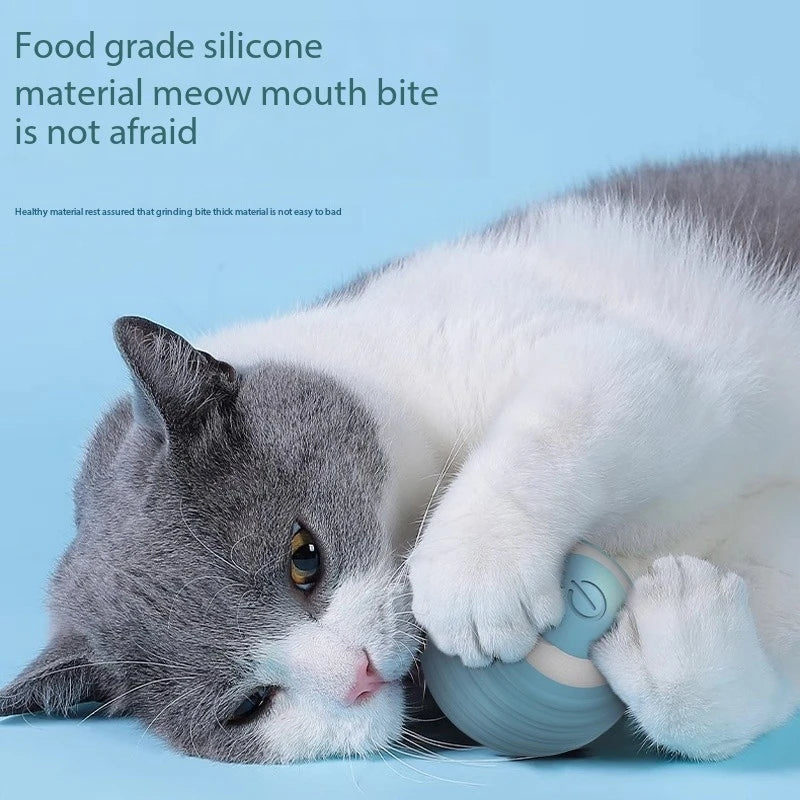 Cat Interactive Ball Smart Cat Toys Indoor Automatic Rolling Magic Ball Electronic Interactive Cat Toy Cat Game Accessories - happyshop365247