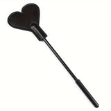 Spanking Paddle Heart Shaped Leather Short Holding Handle Slapping Paddle BDSM Adult Flirting Sex Play Toys For Women and Couple