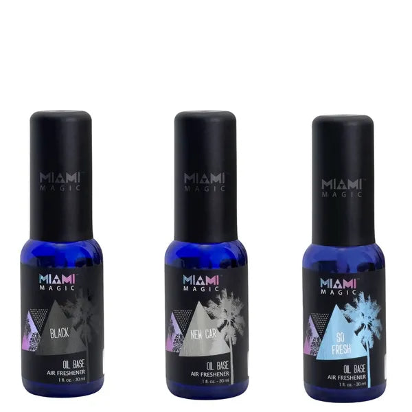 Miami Magic Car Air Fresheners 3 Pack