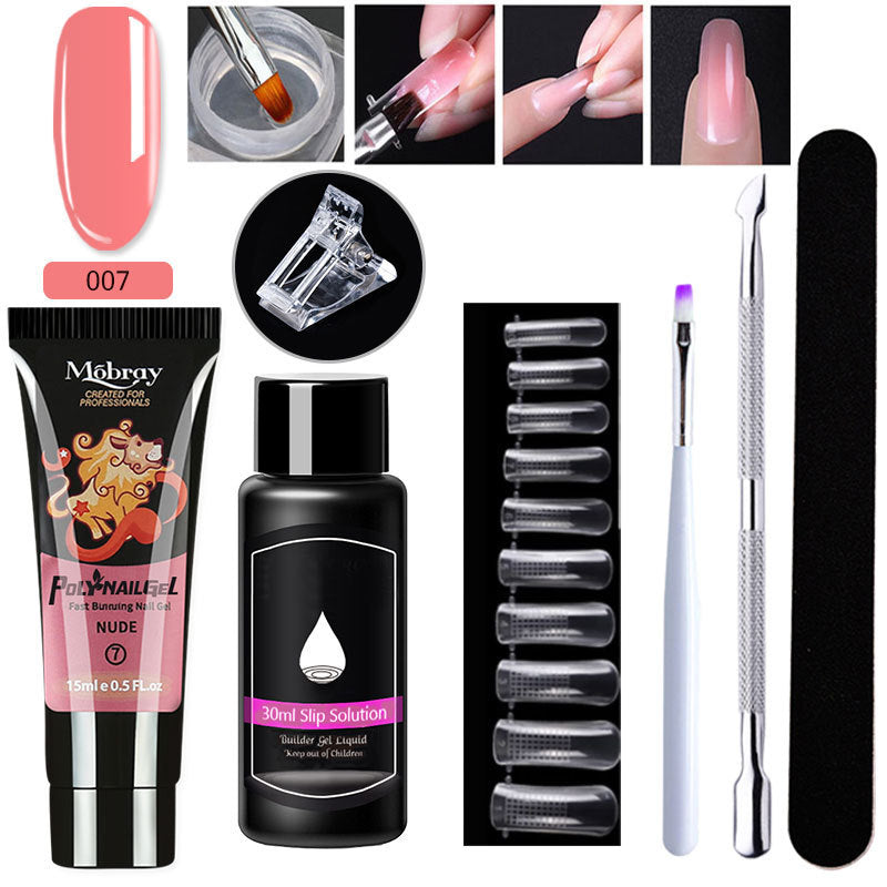 7-Piece Nail Art Crystal Extender Set - happyshop365247