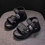 One-strap versatile casual cake Roman sandals for trendy women, thick-soled sandals for women