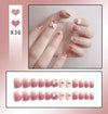 French Worn Removable Nails And Diamonds - happyshop365247