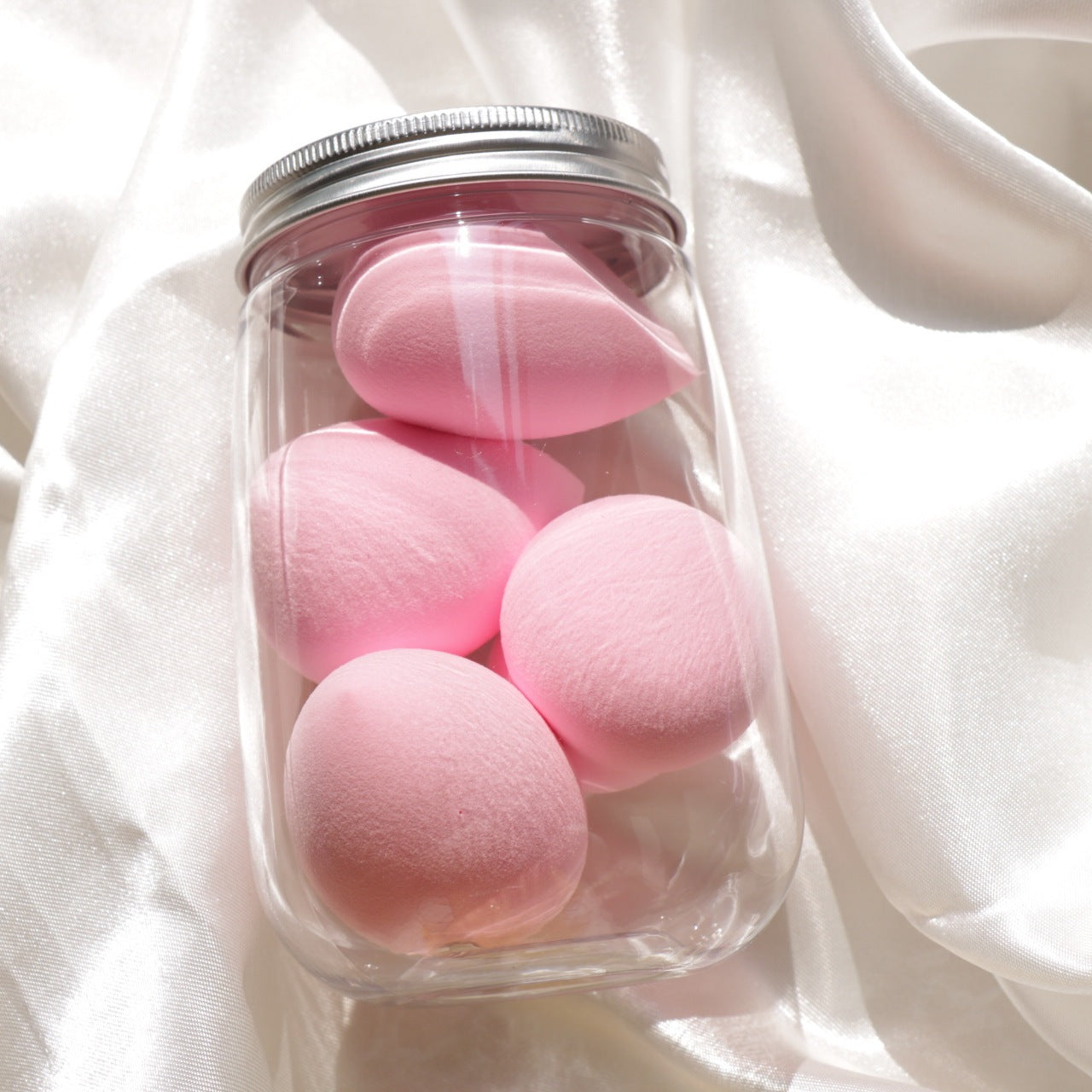 Canned Powder Puff Beauty Egg Box Makeup Sponge Set - happyshop365247