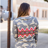 Leopard Print Pullover T-shirt For Women Fall - happyshop365247