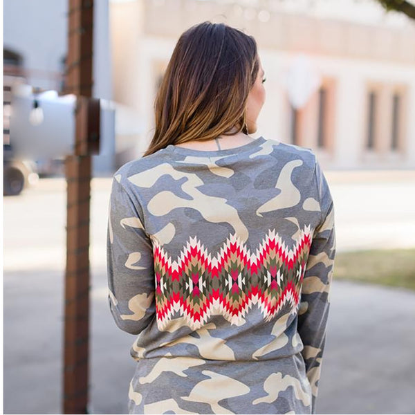 Leopard Print Pullover T-shirt For Women Fall - happyshop365247