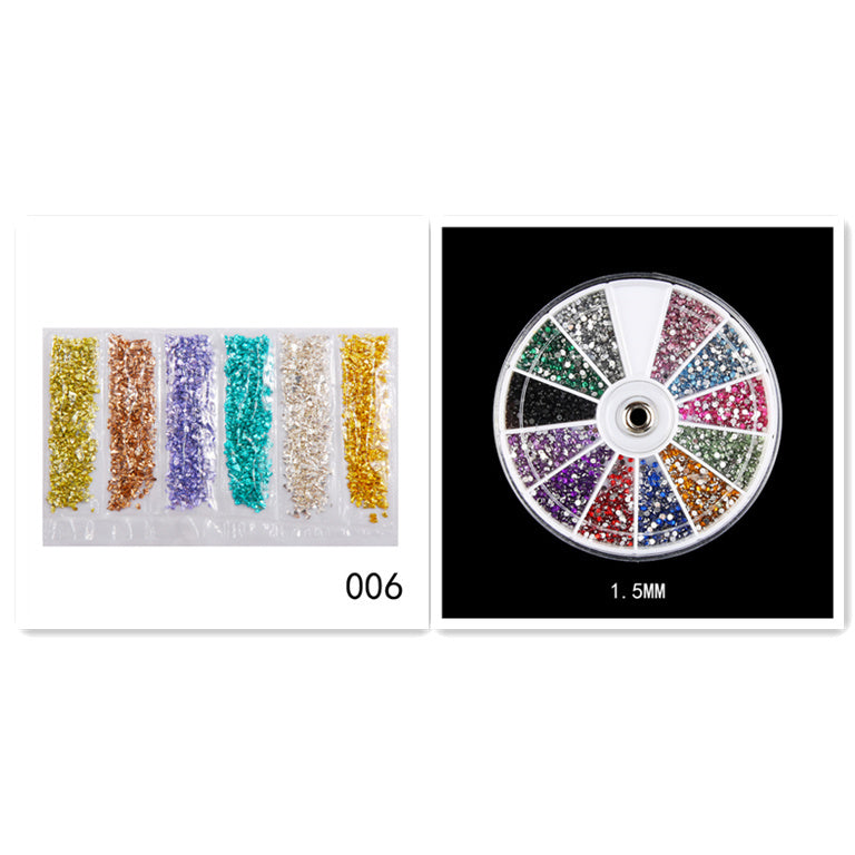 Nail Supplies, Diamond Glass Fragments, Gold And Silver Broken Glass Nails - happyshop365247
