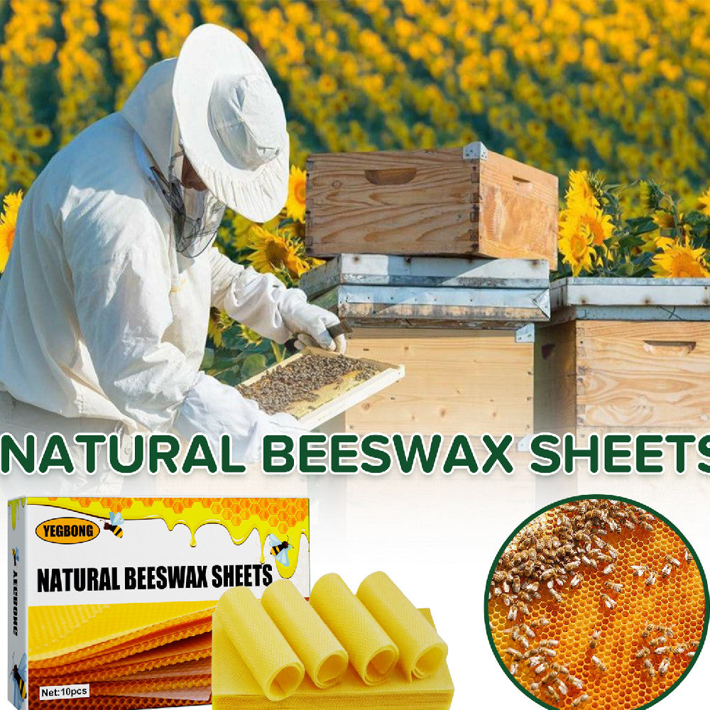 Natural Beeswax Sheets Excellent Deep Room Nest Honey Hive Frame Pieces