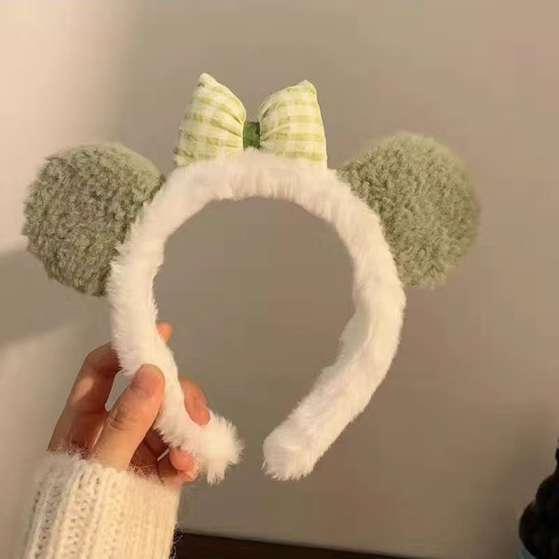 Cute Face Wash Hair Bands Female Cartoon Headwear Hair Band Headband Apply - happyshop365247