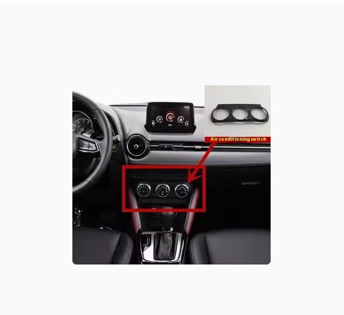 Atz Modified Steering Wheel Transparent Button Aluminum Alloy Decorative Sticker