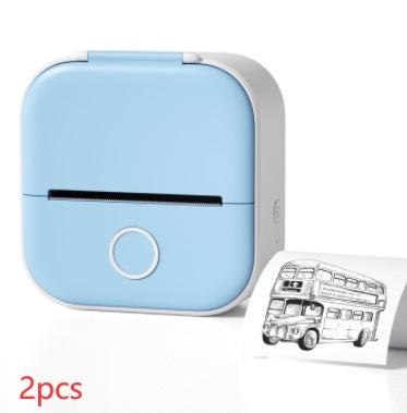 Portable Mini Thermal Label Printer Home Photo Printer Student Wrong Question Printer Bluetooth-compatible Mini Label Printer Price Tag - happyshop365247