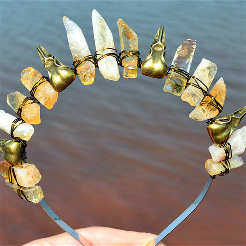 Women's Crown Crystal Hair Band - happyshop365247