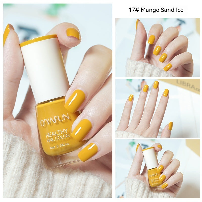 Nail Polish New Water-based Long-lasting Quick-drying Transparent - happyshop365247