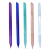 Full-color Cylindrical Glass Nail File Manicure Implement Manicure Household Double-headed Nail-free