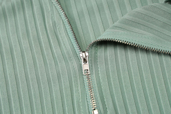 Women Stripe Knitted Women Sleeveless Mini Dress - happyshop365247