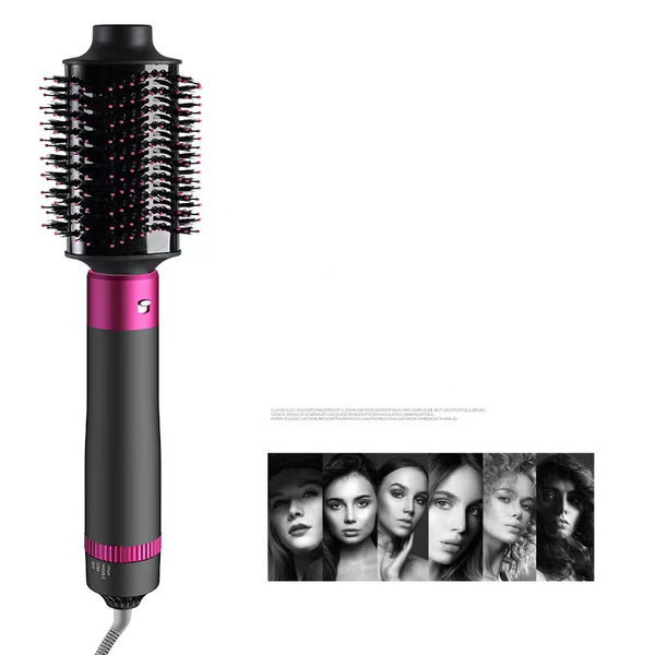 Professional 5 In 1 Hair Dryer Brush Dryer And Straightening Brush Electric Hair Styling Tool Automatic Hair Curler Beauty Supplies Gadgets - happyshop365247