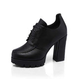 Women's Platform With Thick Heels And High Heels