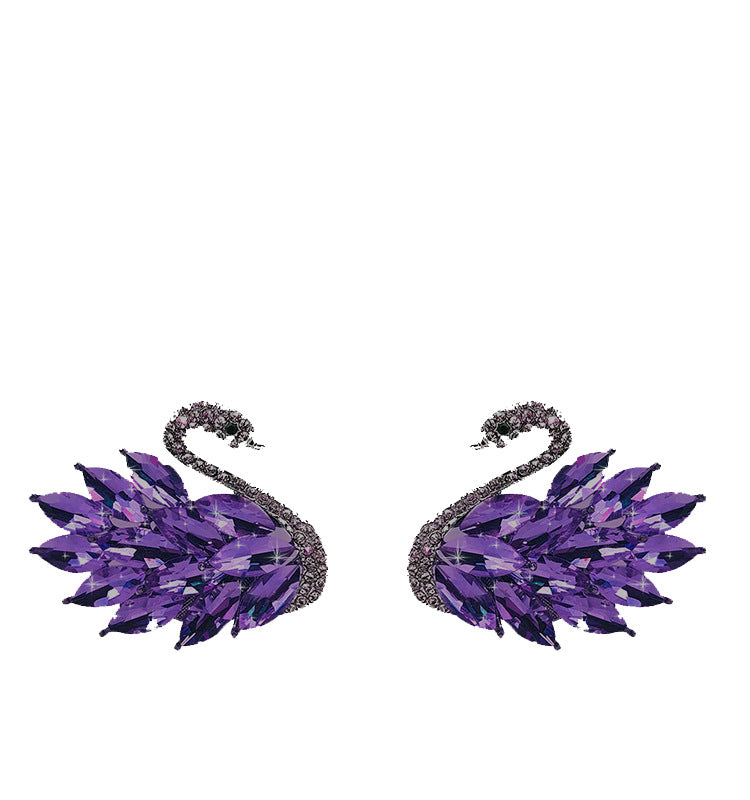 Car Crystal Diamond Swan Air Outlet Clip