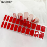Blush Nail Stickers Uv Semi-baked Gel