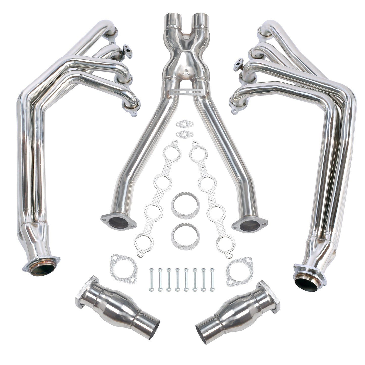 Exhaust Header For Corvette 97-04 5.7 V8 Long Tube 1-7-8  Ban The Sale Of Amazon