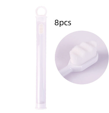 Ultra-fine Toothbrush Super Soft Bristle Deep Cleaning Brush Portable For Oral Care Tools Teeth Care Oral Cleaning Travel - happyshop365247